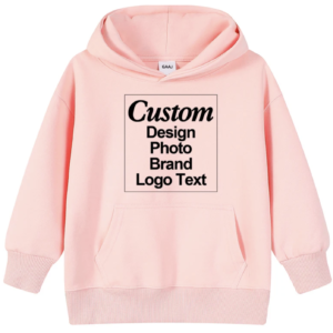 Premium Custom Children Hoodie 100% Cotton Print Photo Text Logo Boy Girl Kids Top Clothes Zipper Hoody Sweatshirr Toddler Coat