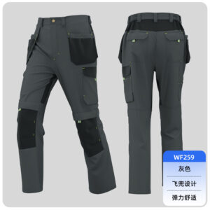 WF259 MStretch Durable Multi-Pocket Oxford Fabric Work Pants