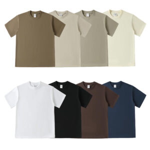 XY-42163 320gsm 100% Cotton Oversized Unisex Heavyweight T Shirt - U.S Size - Customizable